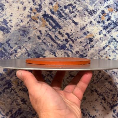Camco Practice Pad 1960s Silver/Gum Rubber image 3