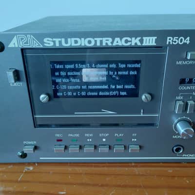 Aria Studiotrack III R504 - 4 Track Cassette Recorder * Video Uploaded * image 3