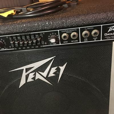 Peavey DataBass Digital / Bass Amp w/ "Cush Case" road case 450-Watt 1x15" Bass Combo 1980s - Black image 4