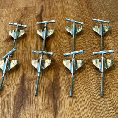 Kent Bass Drum Tension Rods and Claws 8 Vintage USA Replacement Parts image 2