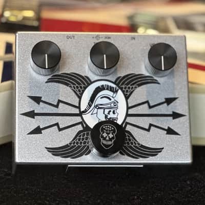 Flattley Boutique Effects Pedals Guitar Silver Range - Silver Centurion Transparent Overdrive Pedal image 2