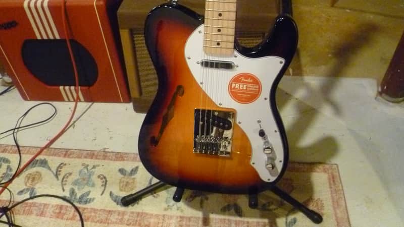 Squier Affinity Telecaster Thinline 2025 Sunburst image 1