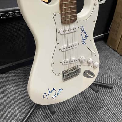 Signed Johnny & Edgar Winter S Type - white image 2
