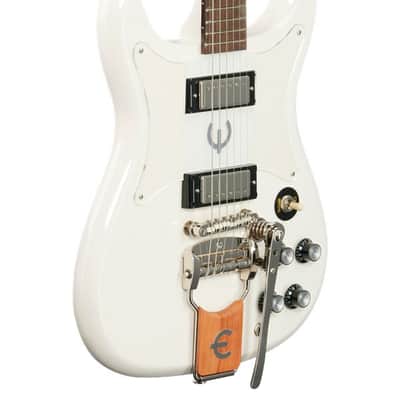 Epiphone Crestwood Custom Guitar 2 Pro Mini Humbuckers Polaris White image 9