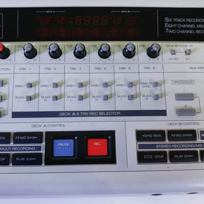Sansui WSX1 6-MULTITRACK DOUBLE-CASSETTE Recorder with Clear Plastic Cover, VINTAGE 1990 image 10