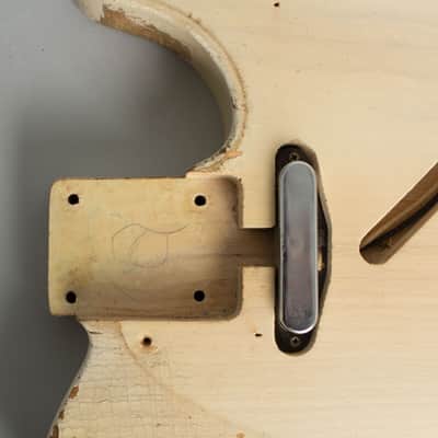 Fender Telecaster Solid Body Electric Guitar (1958), ser. #026990, black tolex hard shell case. image 19