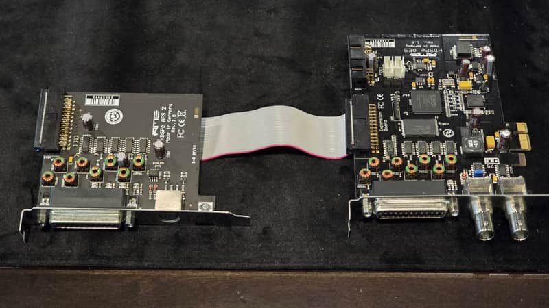 RME HDSPe AES PCIe WITH MOGAMI CABLES Digital Audio Interface Card image 1