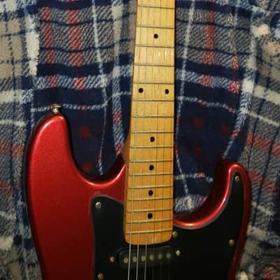 KAY Guitar VINTAGE STRATOCASTER 1960s Sparkly Red Bild 8