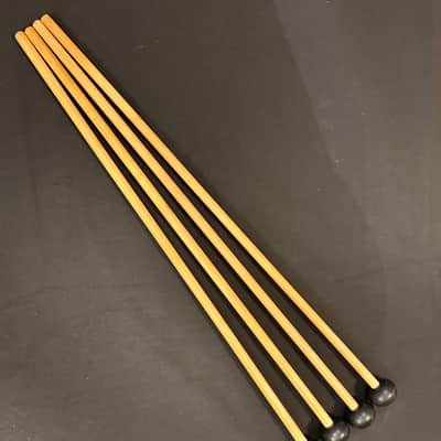 Medium-Hard Rubber Mallets on Birch Shafts, 2 PAIRS, 16.5" x 1" - NEW image 12