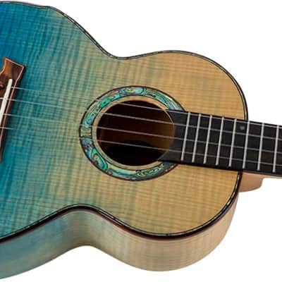 Flight A10 FM Faded Blue 10th Anniversary Tenor Ukulele image 4