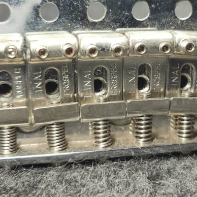 1982 Tokai "Final Prospec" NOS Stratocaster Tremolo Bridge (Chrome) image 3