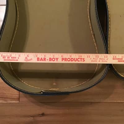 Unknown Vintage Chipboard Electric Guitar Hard Case 1970s Black image 12