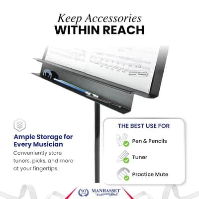 1100 Music Stand Accessory Shelf image 2