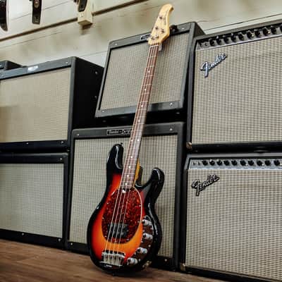 Ernie Ball Music Man Stingray 4 with Hardshell Case - Sunburst image 1