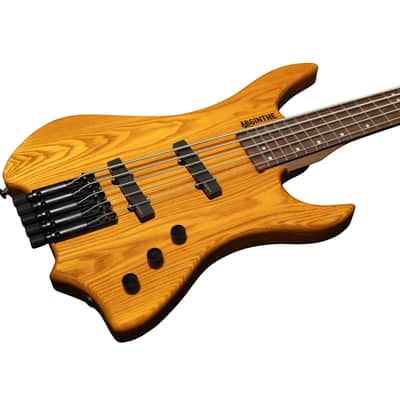 BootLegger Guitar Absinthe 5 String Bass 2025 - Gloss - EMG Active image 2