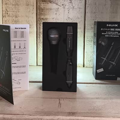 NuX B-3 PLUS Wireless Microphone System 2019 - Present - Black image 1