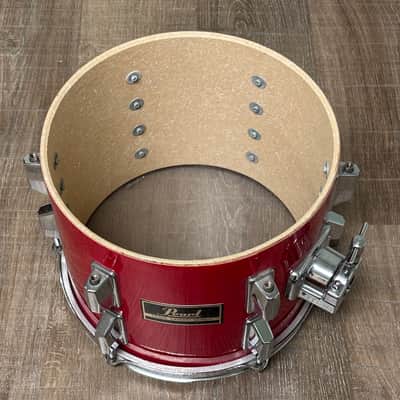 Pearl Export EX 10"x8" Rack Tom Drum Late 1980's - Coral Red image 9