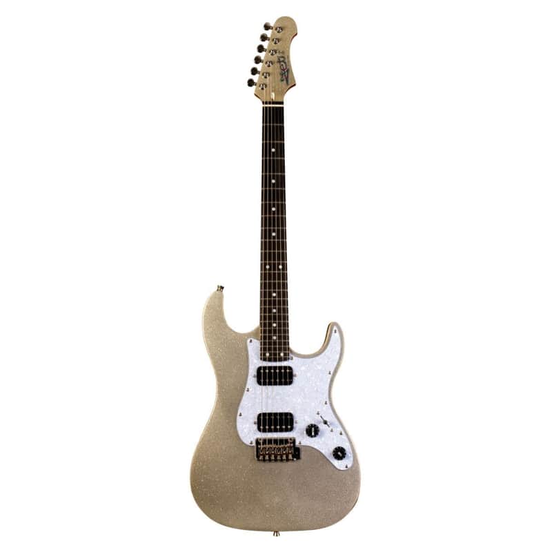 JET JS-500 SLS Electric Guitar Silver Sparkle image 1
