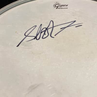 Steve Ferrone's Tom Petty and the Heartbreakers, Gretsch USA Custom- 4x14" "American Drum Series", Snare Drum, Cadillac Green - 2006. SIGNED! image 3