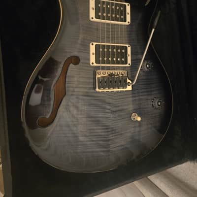 PRS CE 24 Semi-Hollow 2021 -Faded Gray Black With OHSC and Upgrades