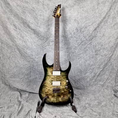 Ibanez RG1121PB-CKB Premium Characoal Black Burst - Beauty! image 2