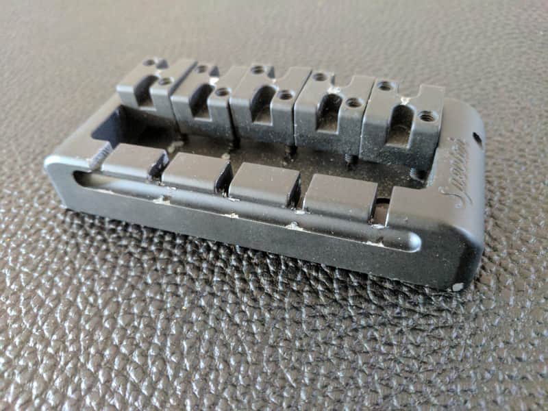 Spector 5-String Black Replacement Bass Bridge - Fits Euro Models image 1