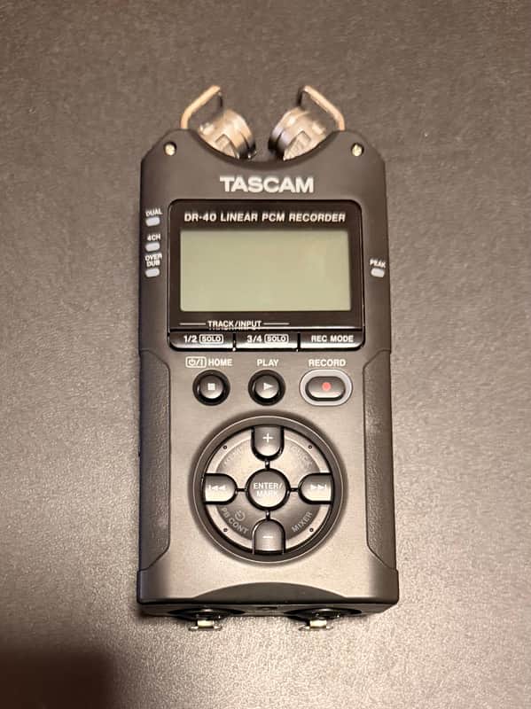TASCAM DR-40 Field Recorder with SD image 1
