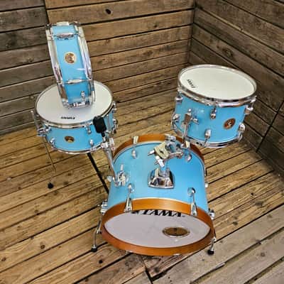 Drum Kit Tama Club JAM, Aqua Blue Includes Gigbags USED! RKCLM280726 image 2