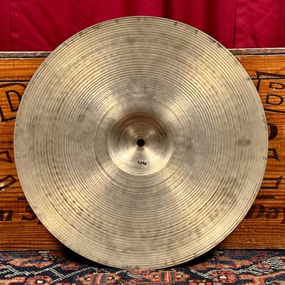 15" Zildjian A 1950s Small Stamp Hi-Hat Cymbal Pair 906g/948g *Video Demo* image 7