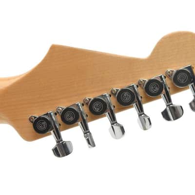 D'Addario Auto-Trim Tuning Machines, 6 In-Line setup, Chrome image 3