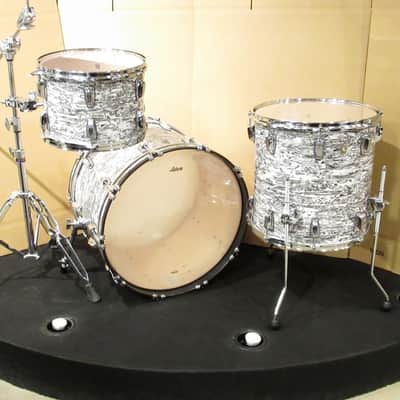 Ludwig L84233AXWAWC [Classic Maple 3pc Drum Kit - White Abalone Limited Edition -] [2024 limited color/Limited to 85 units worldwide] image 12