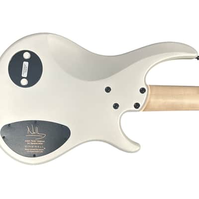 Dingwall NG-3 (5) *LEFTY*, Ducati Matte Pearl White / Maple *In Stock* image 2