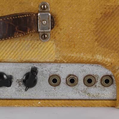 1950 Fender Pro Amp Vintage Tweed Amplifier TV Front image 8