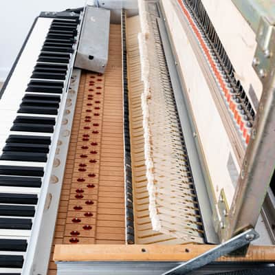 1978 Rhodes Suitcase 73 Stage Conversion w/ Cheek Block Power Supply, Legs & Pedal, Serviced & Clean, Fender image 18