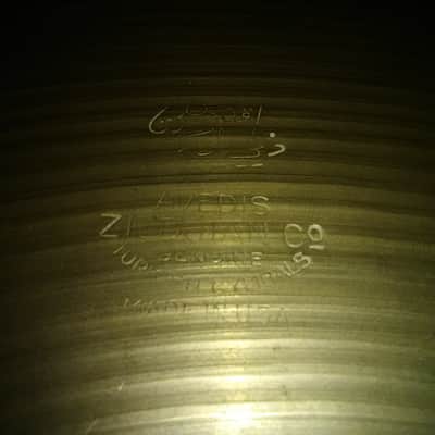 Zildjian 18" Transition Stamp Ride/Crash cymbal early 1950's - 1392 gm + VIDEO image 3