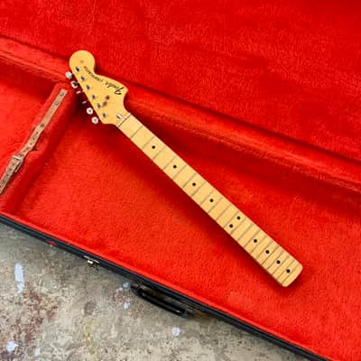 Fender Stratocaster guitar neck 1973 - Maple original vintage USA image 3