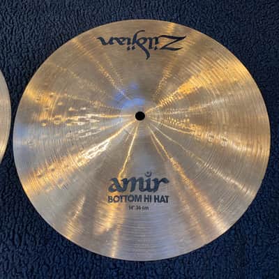 Zildjian 14" Amir Hi-Hat Cymbals (Pair) 1980s - Traditional image 3