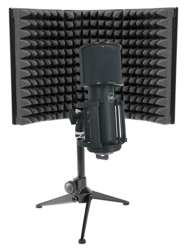 512 Audio Warm Audio Skylight Studio Condenser Microphone+Mic Isolation Shield image 1