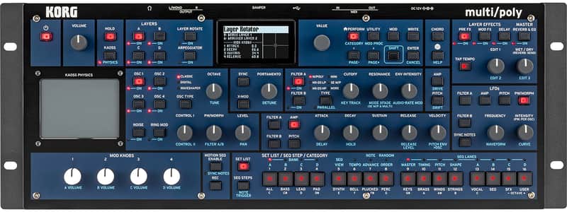 Korg Multi/Poly Analog Modeling Synthesizer Module image 1