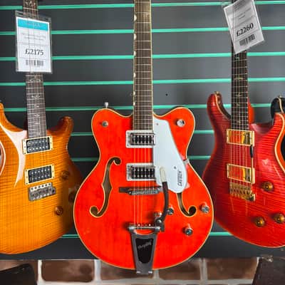 Gretsch Electromatic G5422T Orange Stain 2016 Semi-Hollow Electric Guitar image 2
