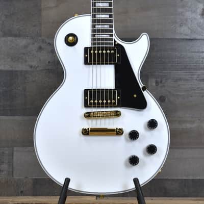 Gibson Custom Shop Les Paul Custom - Alpine White with Hardshell Case image 1