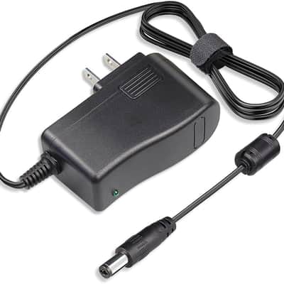 12V Power Supply Charger Adapter for Yamaha PSR, YPG, YPT, DGX, DD, EZ Series Keyboard, Replacement PA130 PA-130B PA150, 8.4 Ft Long Power Cord