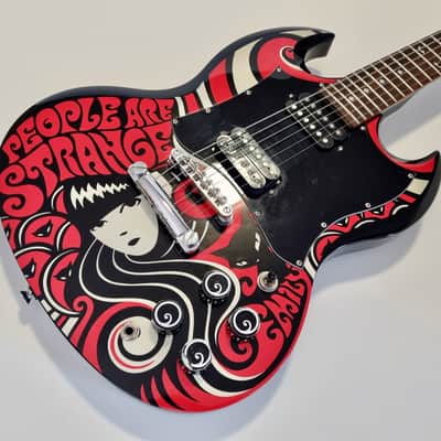 Epiphone Emily the Strange G-310 2005 Ebony with Emily the Strange Graphic image 4
