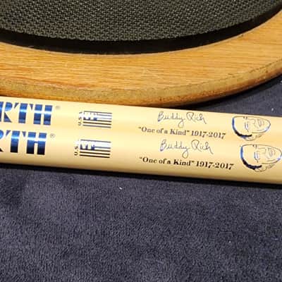 DW Buddy Rich Limited Edition 2-sided Drum Practice Pad + 100th Vic Firth Anniversary Stick Discontinued image 3