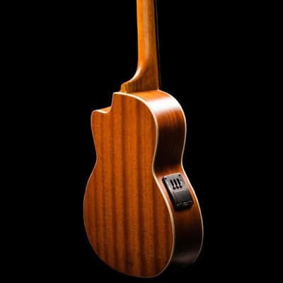 Ohana Model TK-20CE Solid Top Tenor Electric/Acoustic Ukulele + Gig Bag - BLEM image 3