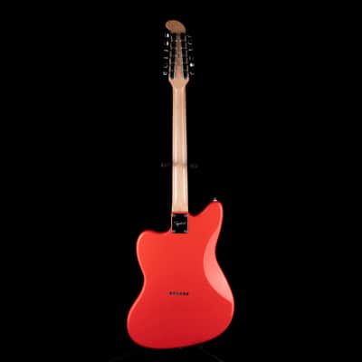 Pre Owned Squier Paranormal Jazzmaster XII Fiesta Red With Gig Bag image 10