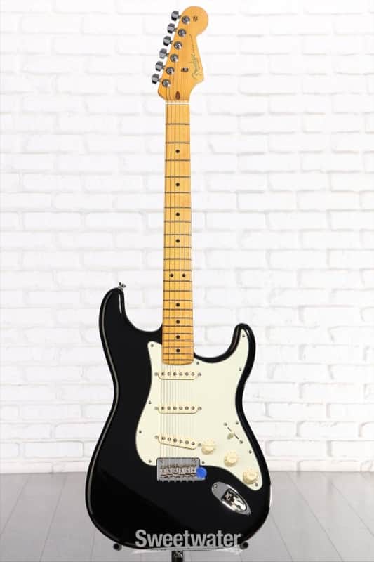 Fender American Professional II Stratocaster - Black with Maple Fingerboard (StratAP2MBkd3) image 1