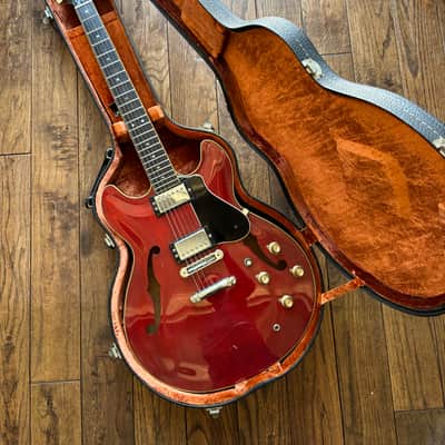 1980s Yamaha SA-1000 Super Axe Semi Hollow ES Electric Guitar Cherry MIJ Japan image 16