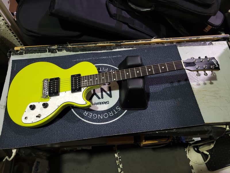 Gibson M2 S-Series Sonic Demon Melody Maker Les Paul Guitar 2017 Citron Green 2017 image 1