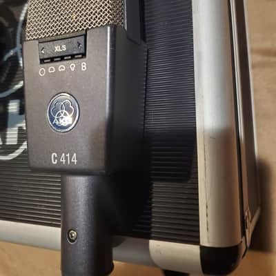 AKG C414 XLS Large Diaphragm Multipattern Condenser Microphone 2010s - Black image 2